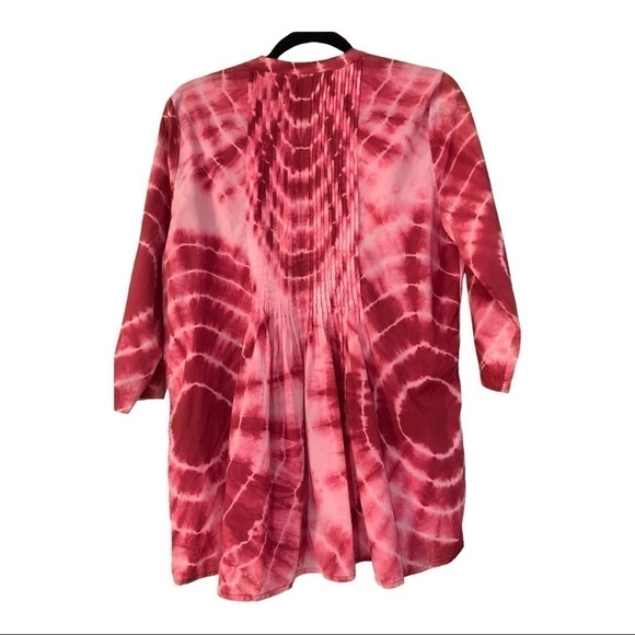 Chico's Red Tie Dyed size 1 - Picture 2 of 8